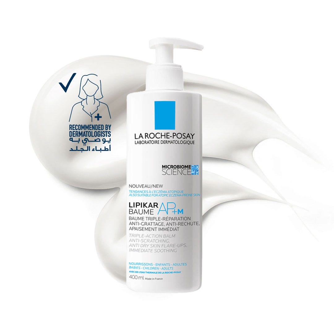 La Roche-Posay La Roche-Posay Lipikar Baume AP+M Face & Body Moisturizer For Dry to Eczema-Prone Skin 400ML